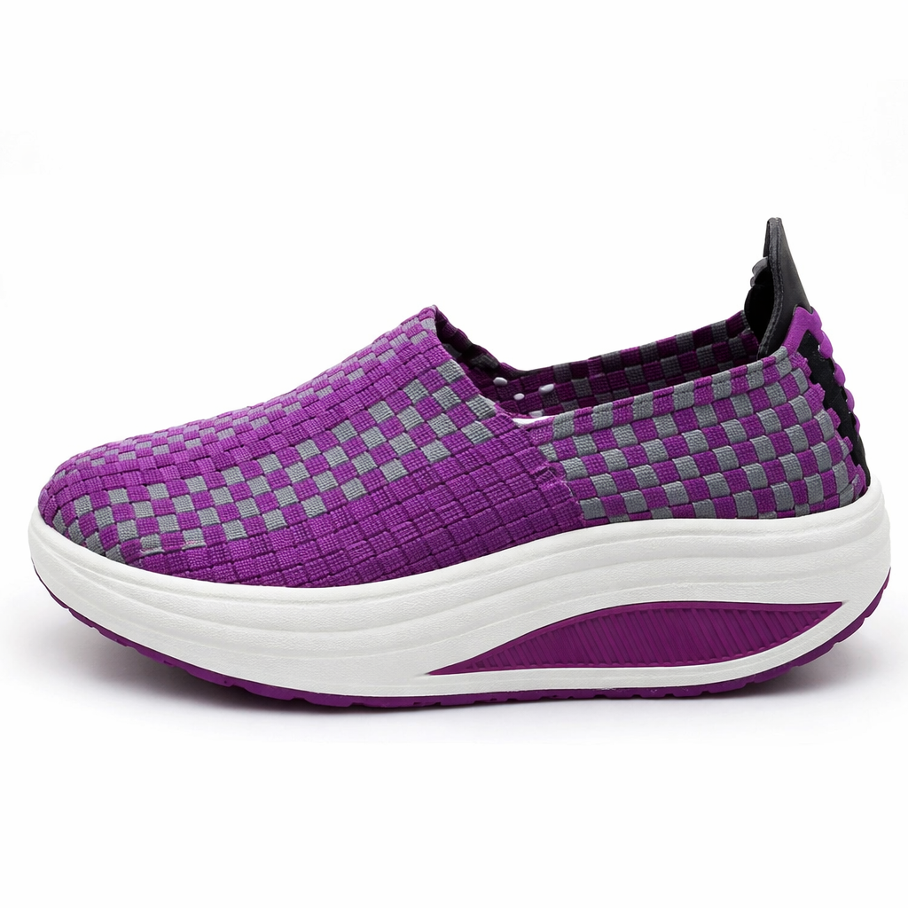 Orthopedic Balance Woven Rocking Shoes - Breathable Platform