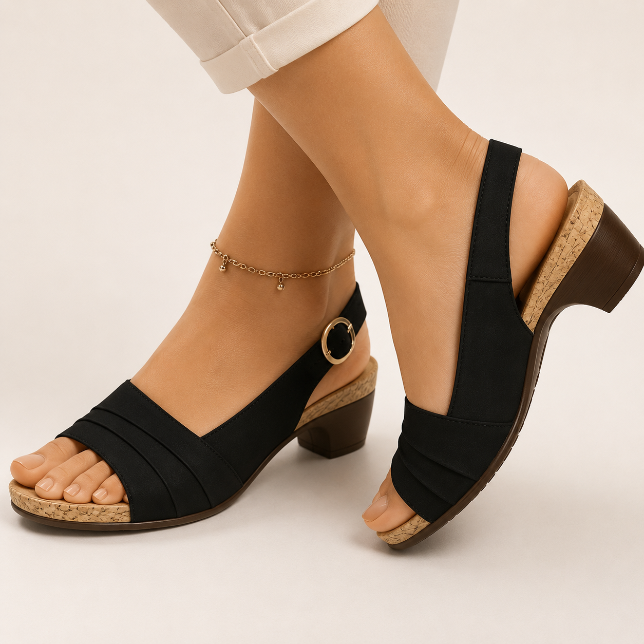 Orthopedic Balance Summer Ankle-Strap Sandals - Unique Elegance And Comfort