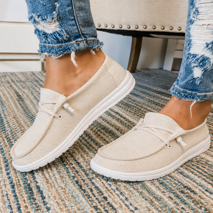 Orthopedic Balance Women's Lace-Up Flat Casual Shoes