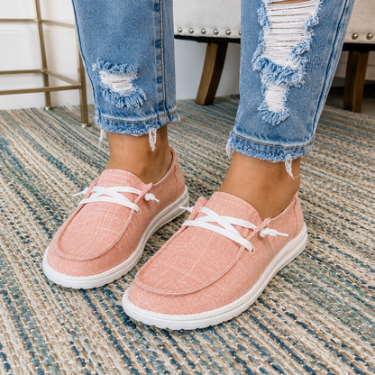 Orthopedic Balance Women's Lace-Up Flat Casual Shoes