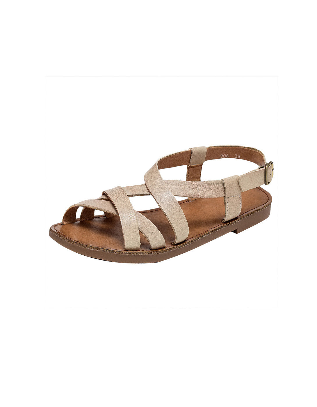 Lacey | Women’s Orthopedic Casual Leather Cross-Strap Sandals