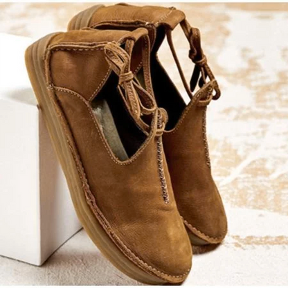 Jasmine | Vintage Suede Ankle Boots with Orthopedic Cushioned Sole