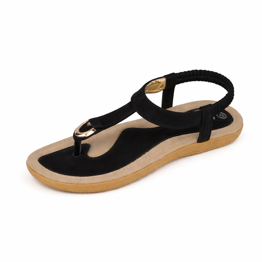 Orthopedic Balance Flat Heel Sandals - Summer Elegance And Comfort