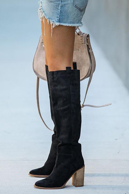 Lucy | Women’s Orthopedic Suede Knee-High Boots