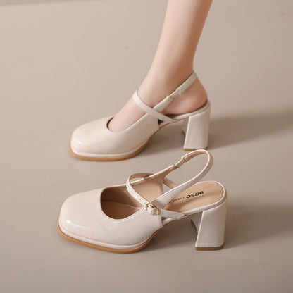 Joanna | Women’s Retro Block Heel Mary Jane Shoes with Orthopedic Comfort