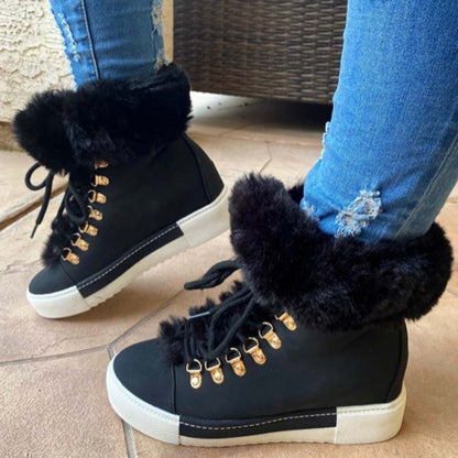 Hope | Women’s Orthopedic Winter Fur-Lined High-Top Sneakers