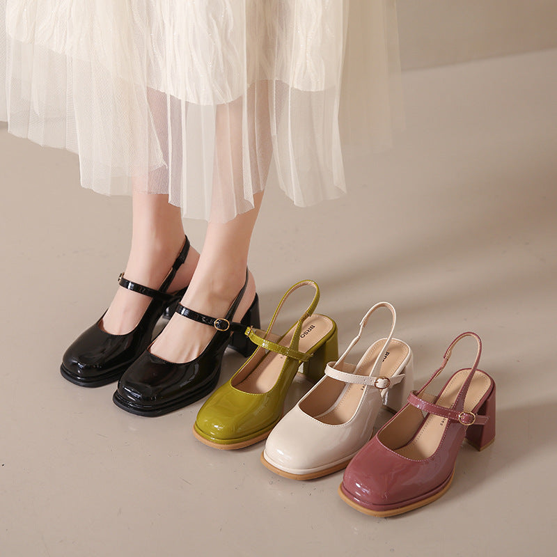 Joanna | Women’s Retro Block Heel Mary Jane Shoes with Orthopedic Comfort