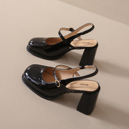 Joanna | Women’s Retro Block Heel Mary Jane Shoes with Orthopedic Comfort