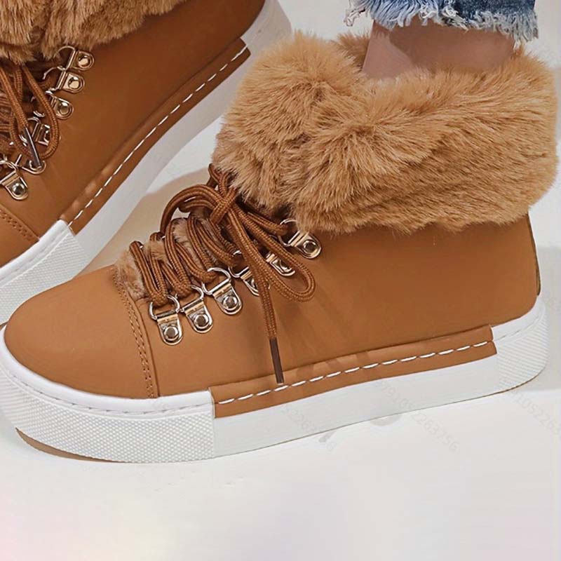 Hope | Women’s Orthopedic Winter Fur-Lined High-Top Sneakers