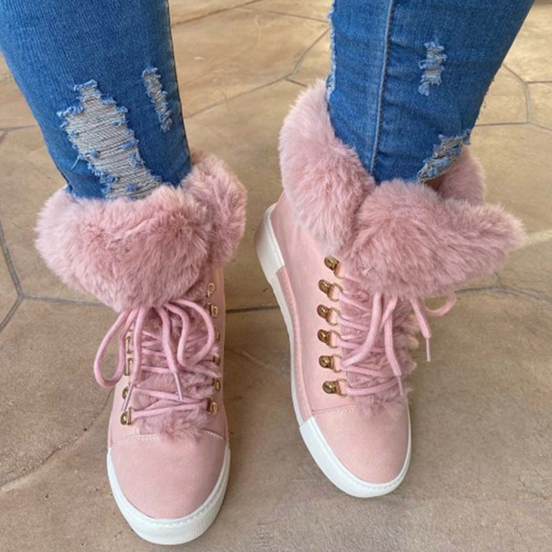 Hope | Women’s Orthopedic Winter Fur-Lined High-Top Sneakers