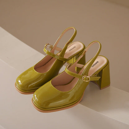 Joanna | Women’s Retro Block Heel Mary Jane Shoes with Orthopedic Comfort