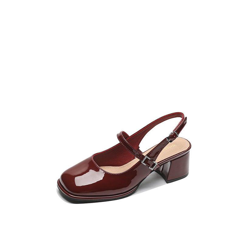 Maria | Women’s Orthopedic Slingback Block Heel Shoes