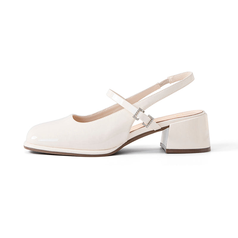 Maria | Women’s Orthopedic Slingback Block Heel Shoes