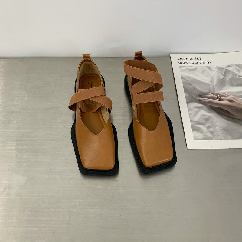 Genesis | Women’s Square-Toe Orthopedic Mary Jane Flats