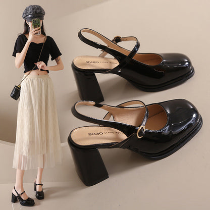 Joanna | Women’s Retro Block Heel Mary Jane Shoes with Orthopedic Comfort