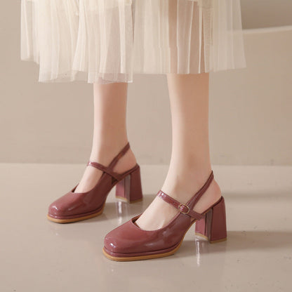 Joanna | Women’s Retro Block Heel Mary Jane Shoes with Orthopedic Comfort