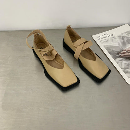 Genesis | Women’s Square-Toe Orthopedic Mary Jane Flats