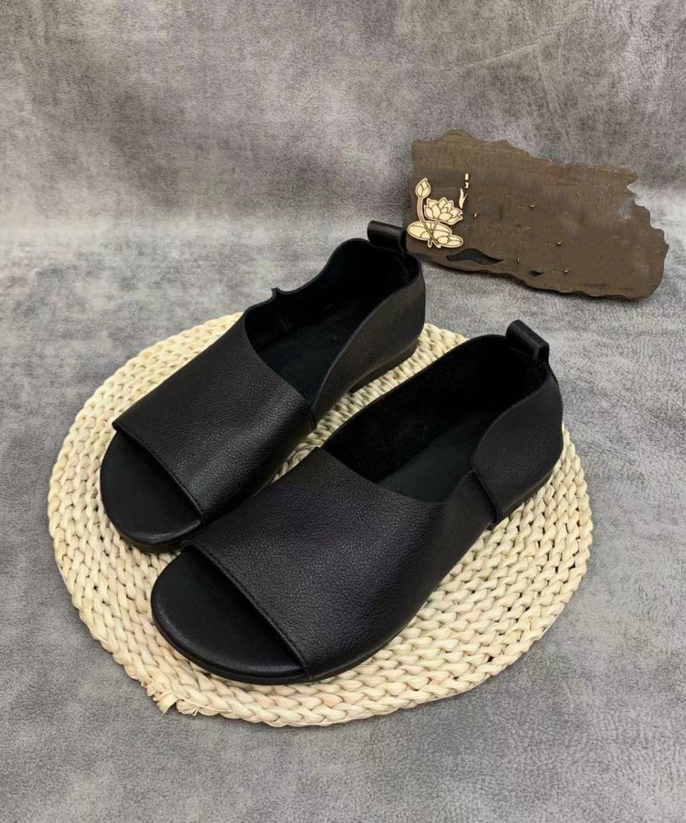 Juniper | Women’s Orthopedic Open-Toe Leather Flat Sandals