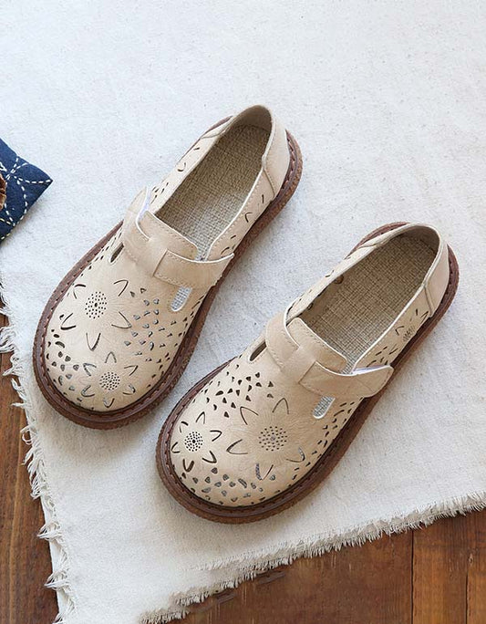 Juliana | Women’s Orthopedic Cutout Leather Comfort Shoes
