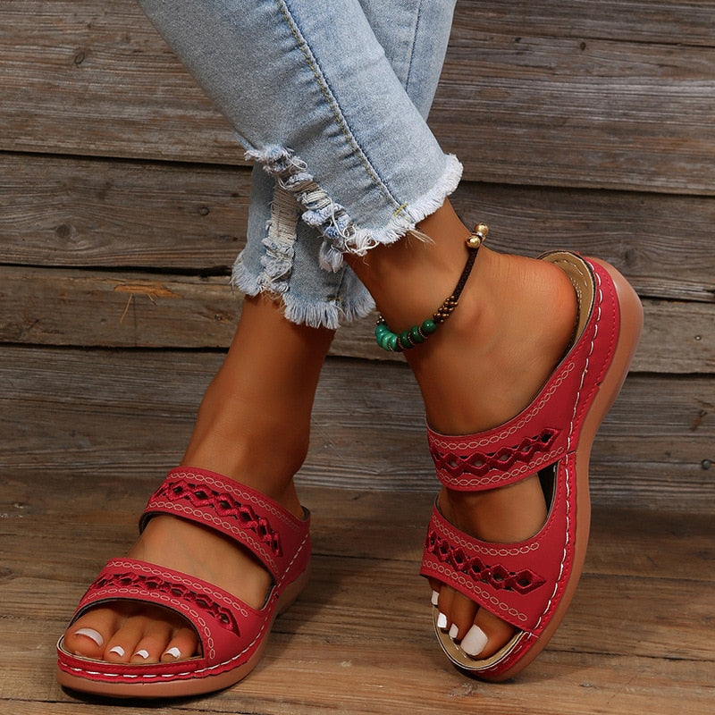Bella | Orthopedic Comfort Sandals – Multi-Color Adjustable Straps