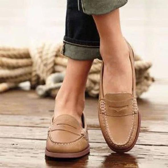 Arthur | Classic Leather Slip-On Loafers with Orthopedic Comfort Sole