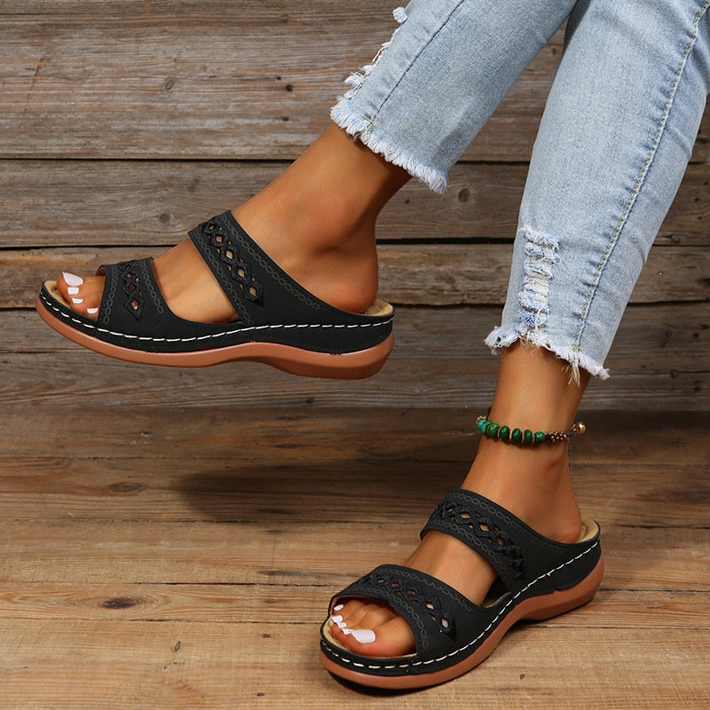 Bella | Orthopedic Comfort Sandals – Multi-Color Adjustable Straps