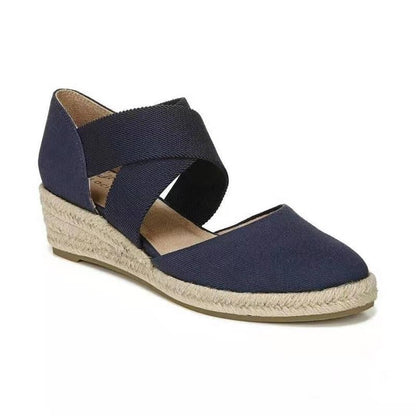 Freya | Women’s Orthopedic Cross-Strap Espadrille Flats