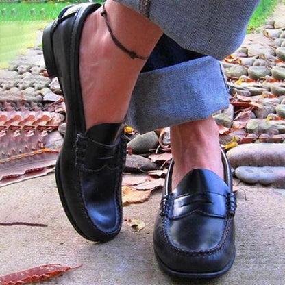 Arthur | Classic Leather Slip-On Loafers with Orthopedic Comfort Sole