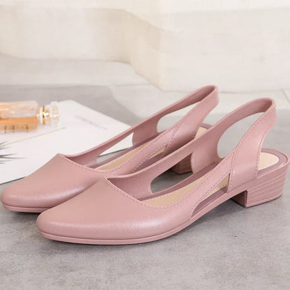 Callie | Slingback Low-Heel Pumps – Elegant Everyday Comfort