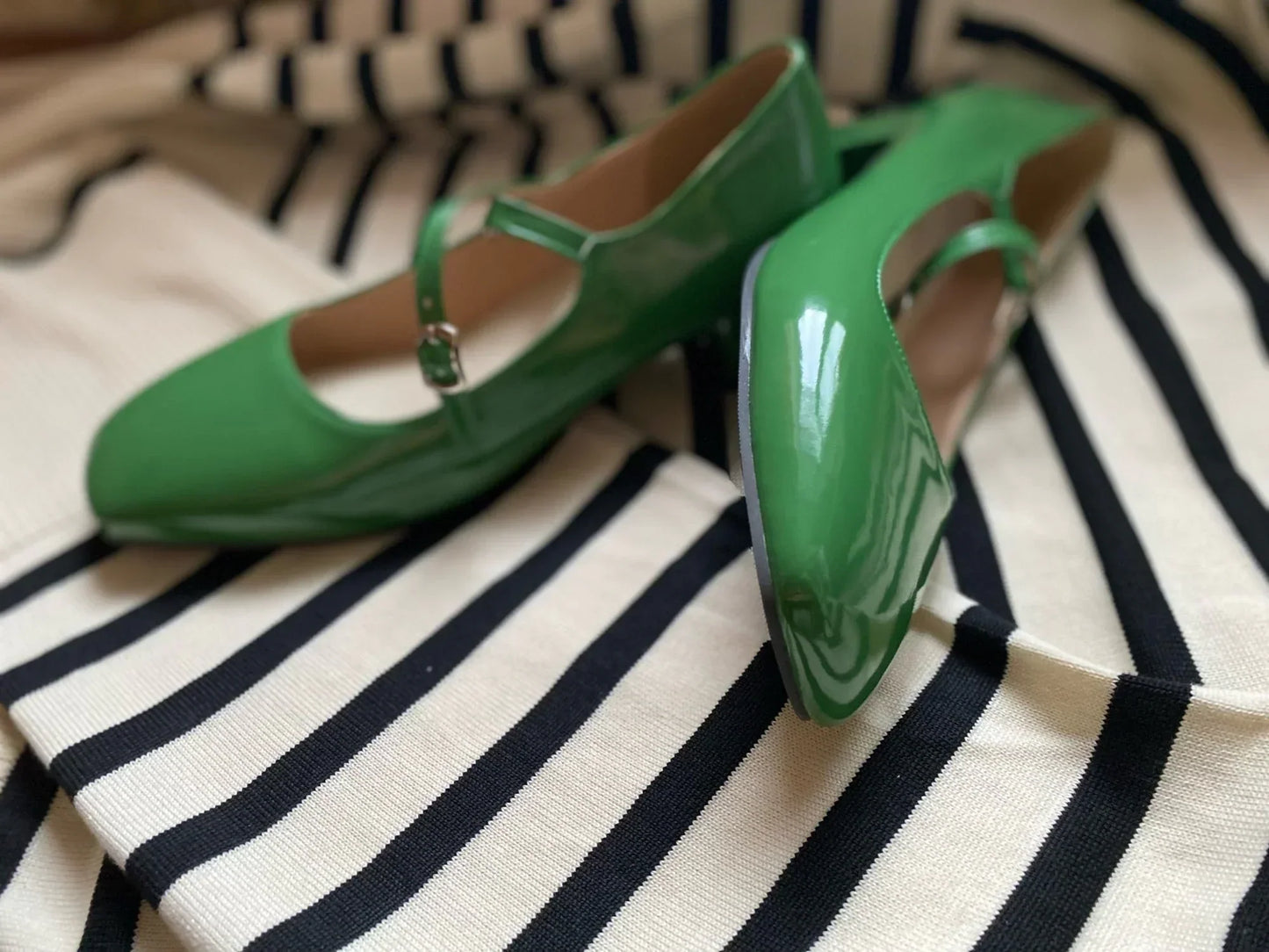 Eira | Women’s Orthopedic Patent Leather Mary Jane Block Heels