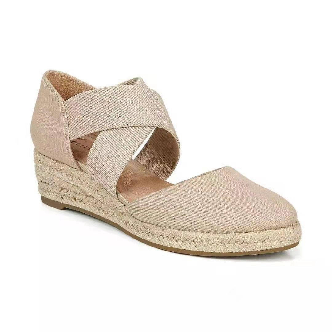 Freya | Women’s Orthopedic Cross-Strap Espadrille Flats