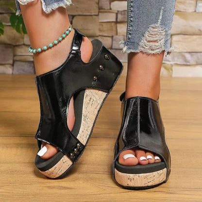 Dara | Women’s Orthopedic Open-Toe Wedge Sandals