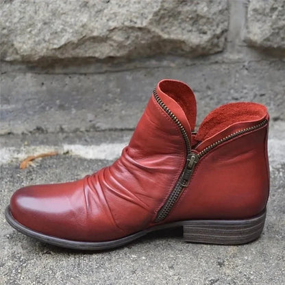 Hadleigh | Side-Zip Leather Ankle Boots