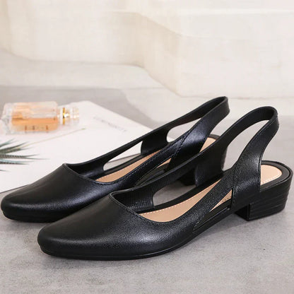 Callie | Slingback Low-Heel Pumps – Elegant Everyday Comfort