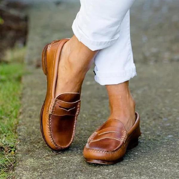 Arthur | Classic Leather Slip-On Loafers with Orthopedic Comfort Sole