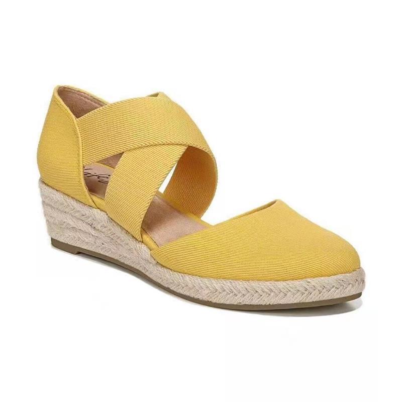 Freya | Women’s Orthopedic Cross-Strap Espadrille Flats