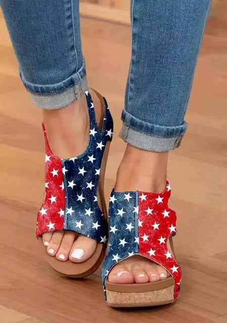 Dara | Women’s Orthopedic Open-Toe Wedge Sandals