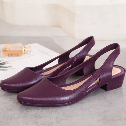 Callie | Slingback Low-Heel Pumps – Elegant Everyday Comfort