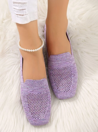 Rose | Women’s Orthopedic Knitted Slip-On Comfort Flats