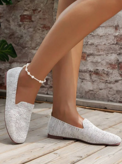 Rose | Women’s Orthopedic Knitted Slip-On Comfort Flats