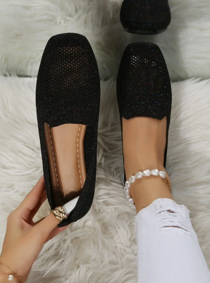 Rose | Women’s Orthopedic Knitted Slip-On Comfort Flats