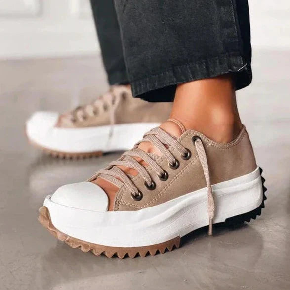 Jane | Women’s Orthopedic Platform Lace-Up Sneakers with Chunky Sole