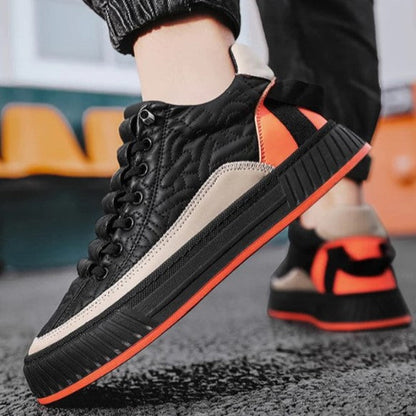 Adam | Men’s Orthopedic Casual Sneakers with Cushioned Sole and Textured Design