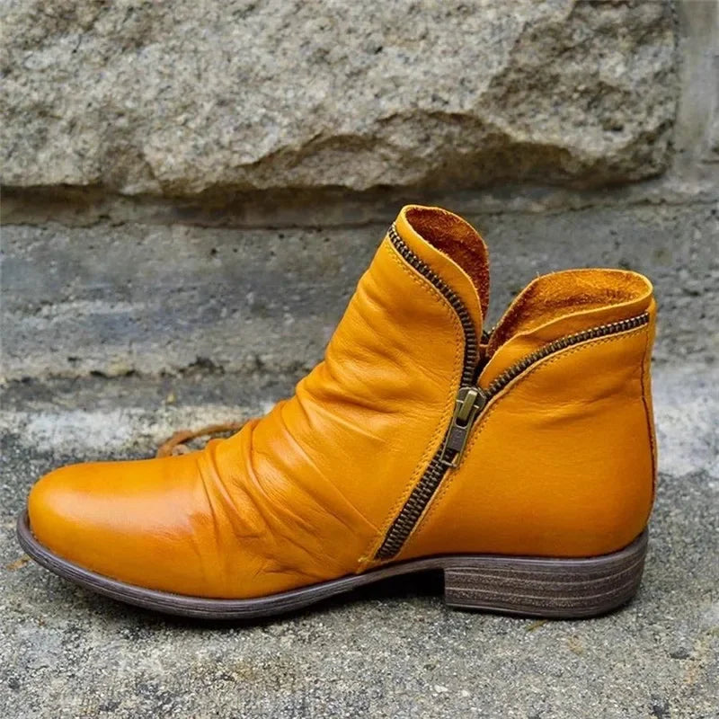 Hadleigh | Side-Zip Leather Ankle Boots