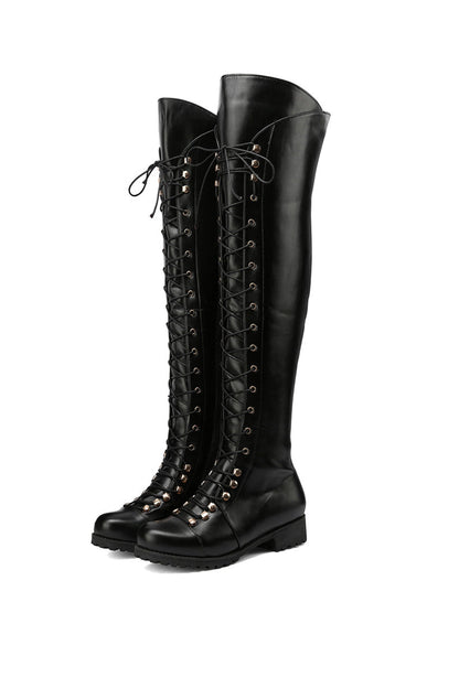 Kaitlyn | Women’s Orthopedic Over-the-Knee Lace-Up Boots
