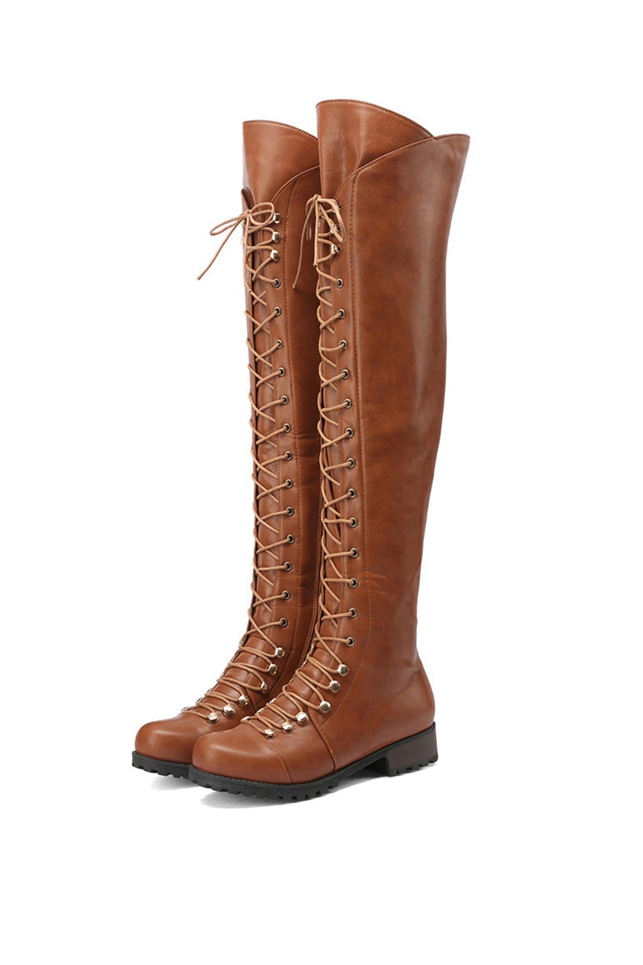 Kaitlyn | Women’s Orthopedic Over-the-Knee Lace-Up Boots