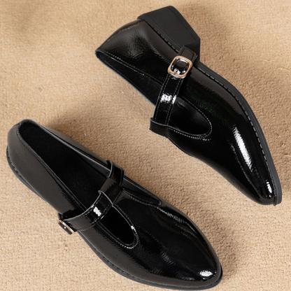 Orthopedic Balance Women's Pointed Toe Buckle Shoes