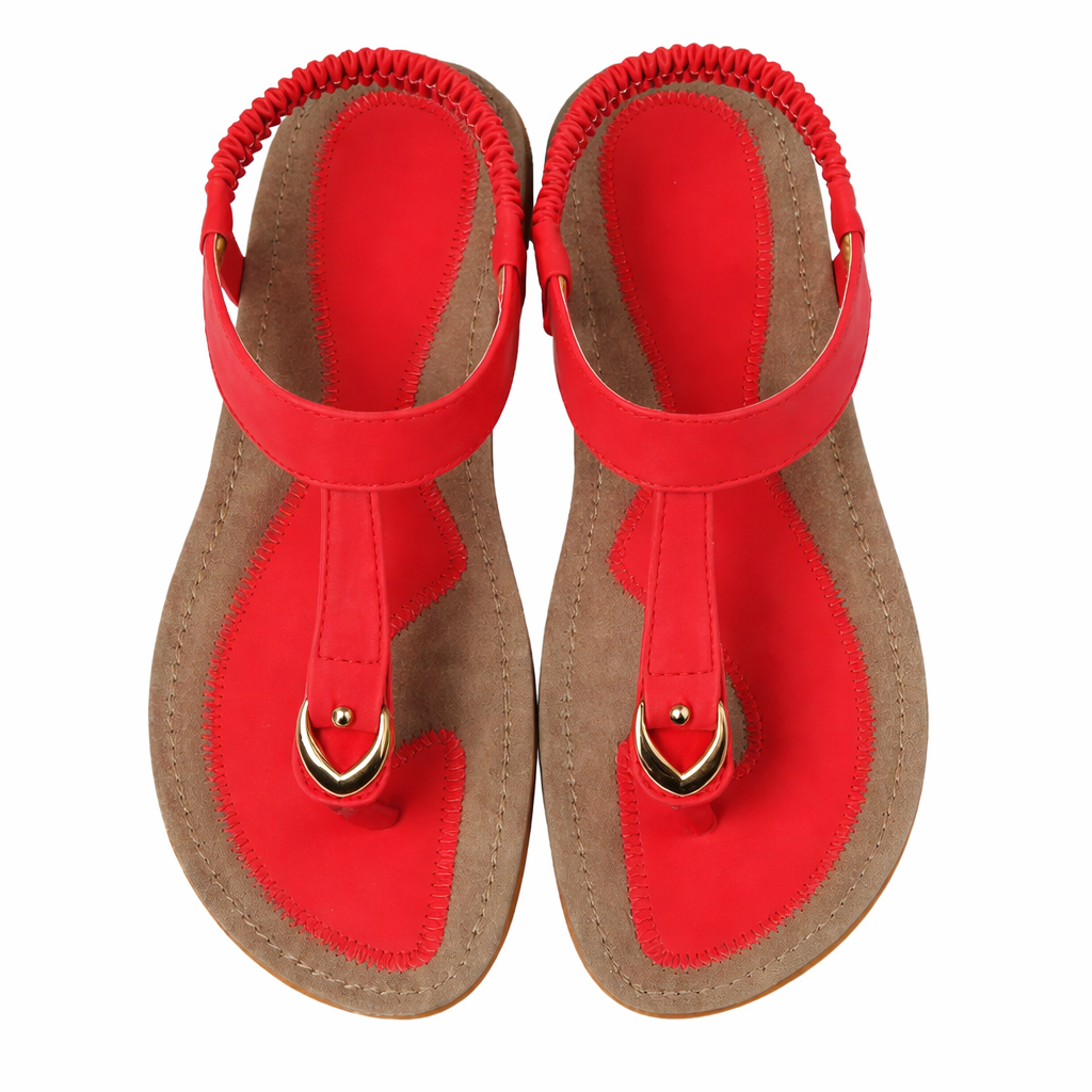 Orthopedic Balance Flat Heel Sandals - Summer Elegance And Comfort