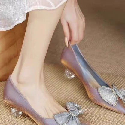 Orthopedic Balance | Bow Detail Pointed Toe Ballet Flats