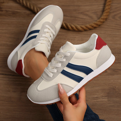 Cinzia | Women’s Orthopedic Retro Stripe Running Sneakers